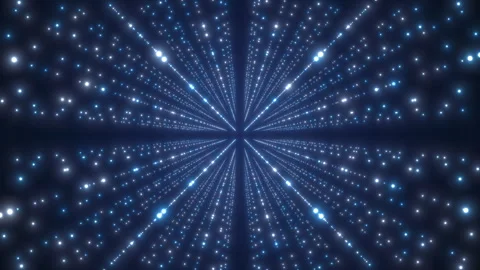 Points flying towards you in straight lines Stock Footage 251705914