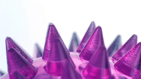 Pointy Balls Macro Stock Footage 98679630
