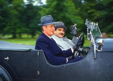 'Poirot - The Case of the Missing Will' TV Programme - 1993 Stock-Fotos