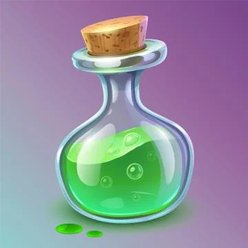 Poison bottle Stock Illustration