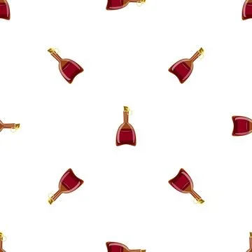 Poison bottle pattern seamless vector Stock Illustration