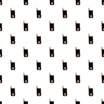Poison cocktail drink seamless pattern for halloween theme 스톡 일러스트