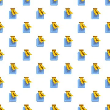 Poison pattern seamless Stock Illustration