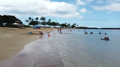 Pokai Bay Beach Stock Footage 186499058