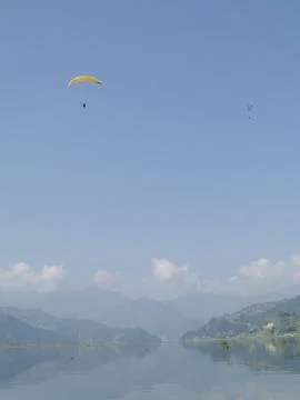 Pokehara Gliders 스톡 사진