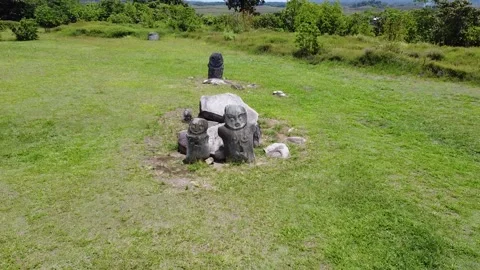 Pokekea Megalith Statues Vídeos de archivo 238748904