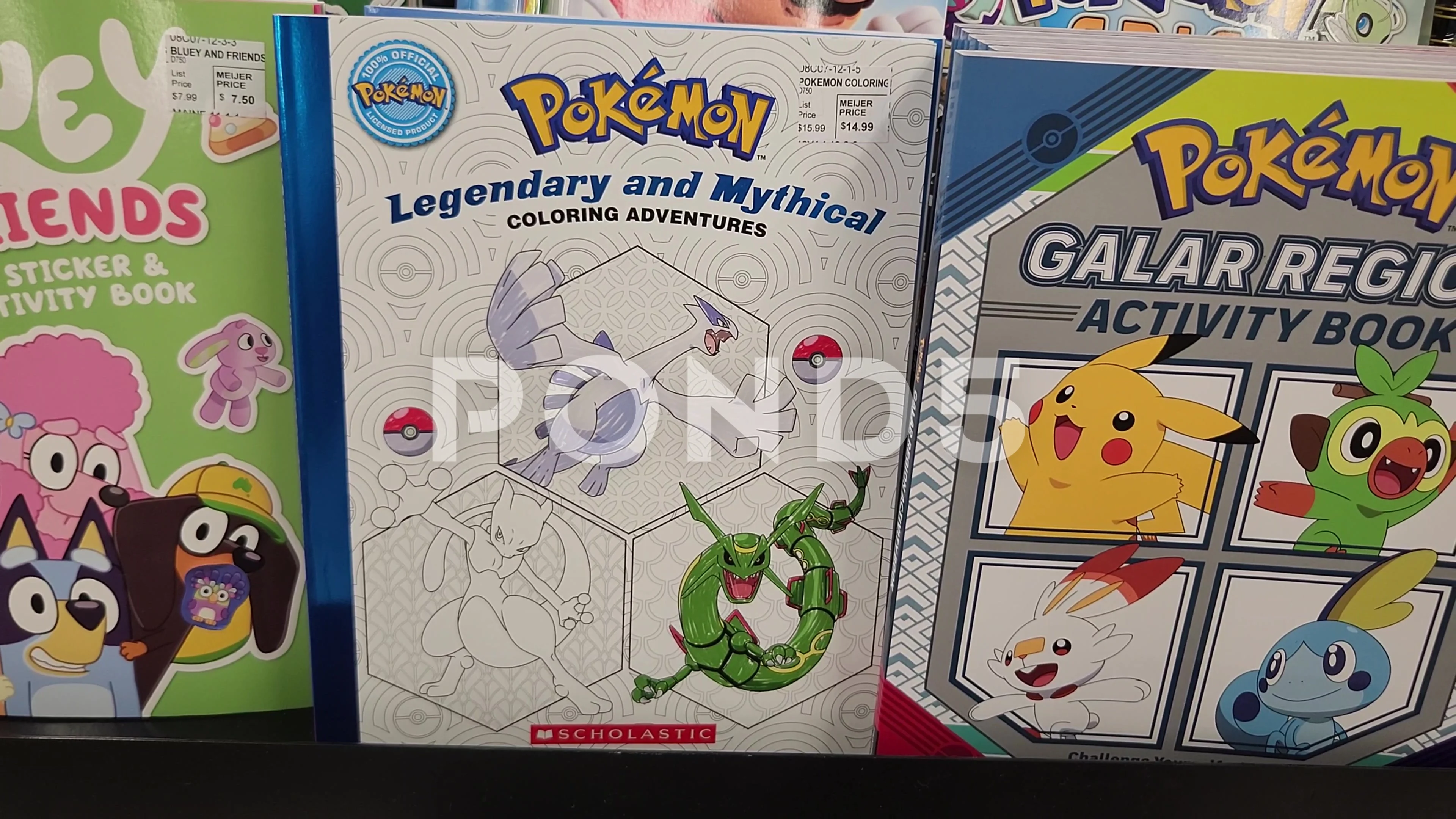 Pokemon: Coloring Adventures Legendary & Mythical Pokemon by