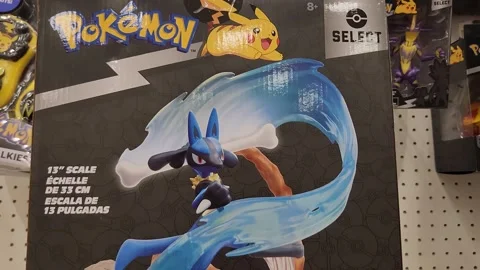 Pokemon Lucario Toy Retailer Stock Video Pond5