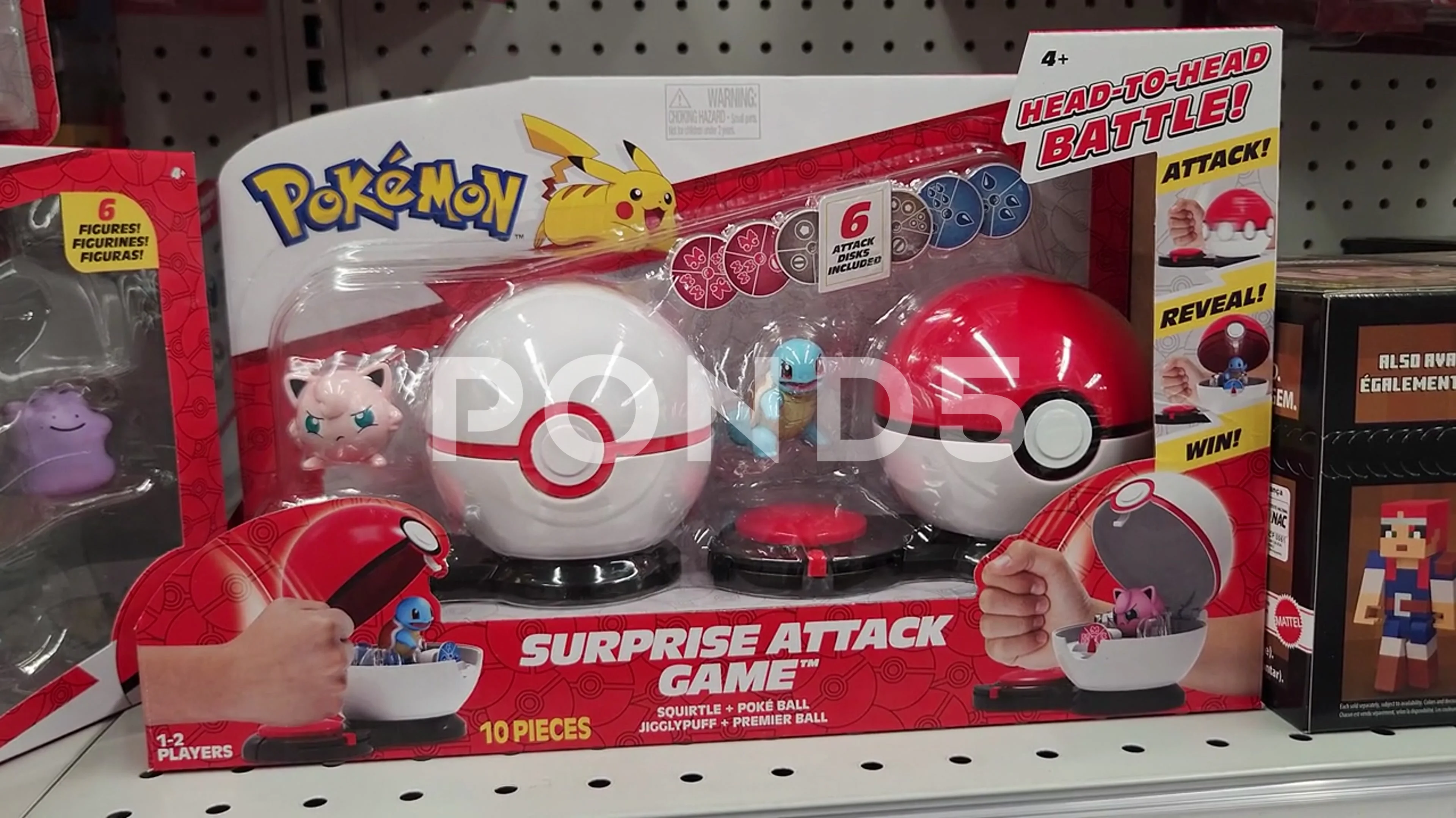 Pokemon Surprise Attack Game | Stock Video | Pond5