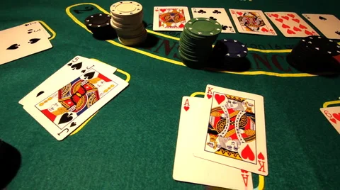 Poker 05 dolly Video stock 1072347
