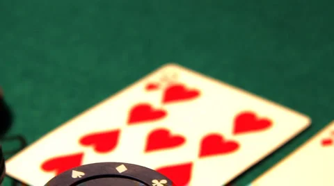 Poker 14 dolly left Stock Footage 1072259