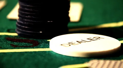 Poker 83 rack focus Video stock 1072791