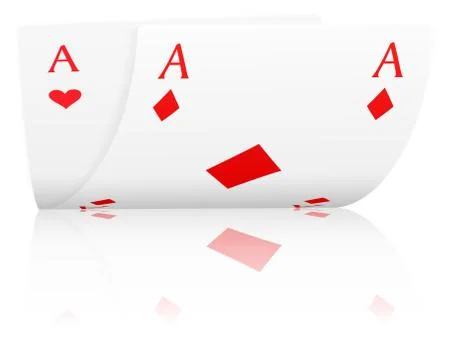 Poker aces Stock Illustration