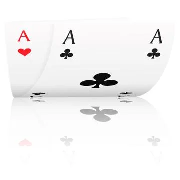 Poker aces Stock Illustration
