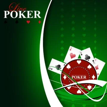 Poker background with game elements イラスト素材