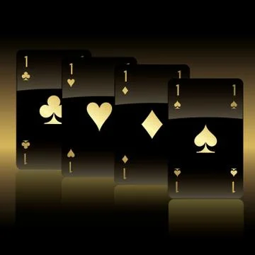 Poker background Stock Illustration