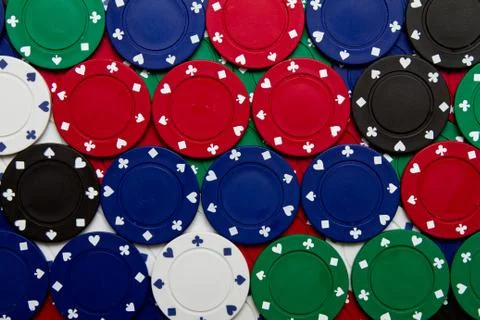 Poker background Stock Photos
