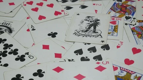 Poker Card Games Stock Footage 87416379