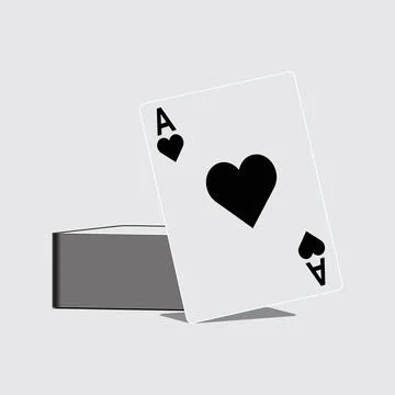 Poker card vector Illustrazione stock