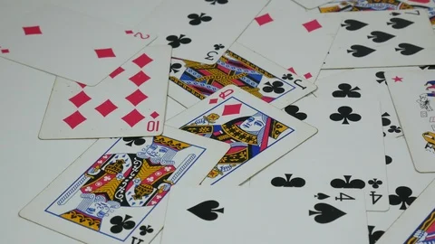 Poker Cards Stock Footage 87416502