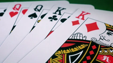 Poker cards Stock Footage 120544312