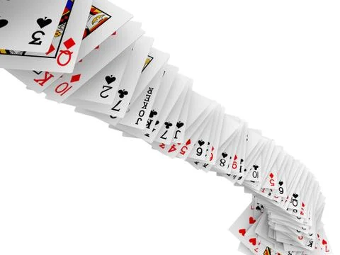 Poker cards Stock Illustration