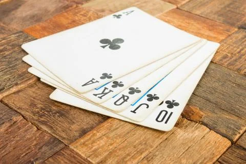 Poker cards Stock Photos