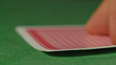 Poker cards on the table Stock Footage 141306086