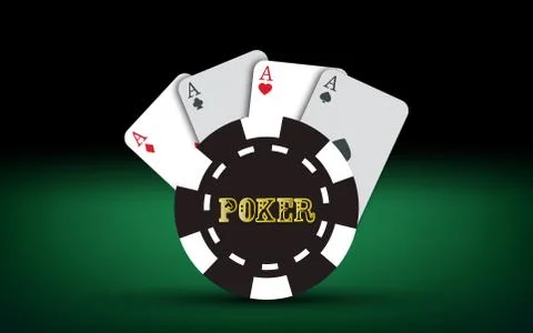 Poker cards. Vector Casino elements Stock Illustration