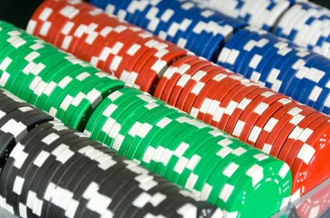 Poker chip background Stock Photos