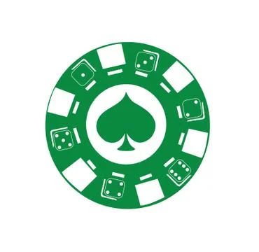 Poker chip icon Stock Illustration