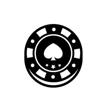 Poker chip isolated. Casino chips for casino games. Vector illustration イラスト素材