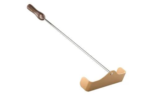 Poker Chip Rake. 3D rendering Illustrazione stock