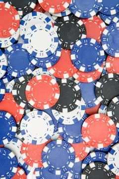 Poker Chips Background Foto stock