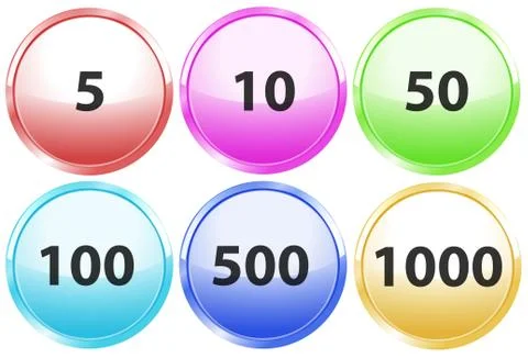 Poker chips Stockillustratie