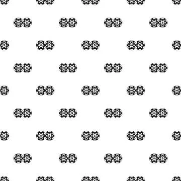Poker chips nominal five and ten pattern vector Stock Illustration