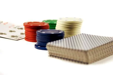 Poker chips Stock Photos