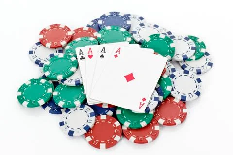 Poker chips Stock Photos