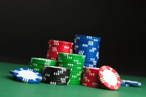 Poker chips Stock Photos