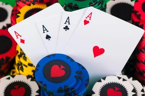 Poker Chips Stock Photos