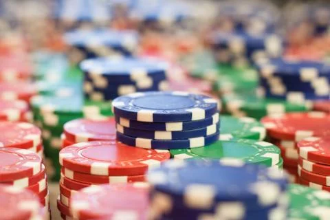 Poker chips 스톡 사진