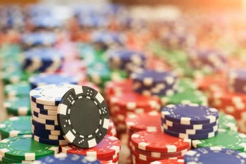 Poker chips Stock Photos