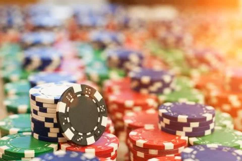 Poker chips Stock Photos