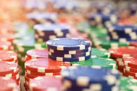 Poker chips Stock Photos