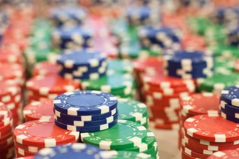 Poker chips 스톡 사진