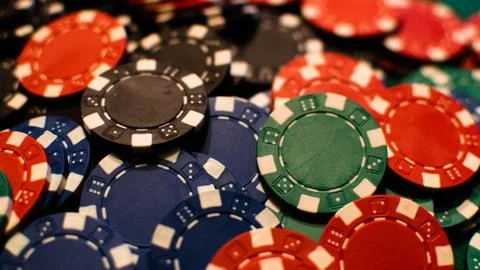 Poker chips 写真素材
