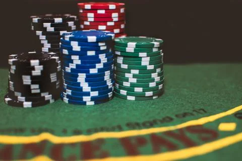 Poker chips 写真素材