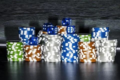 Poker chips Stock Photos