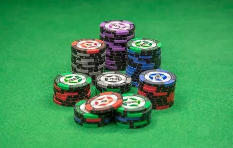 Poker chips Stock Photos
