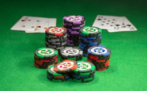Poker Chips Stock Photos